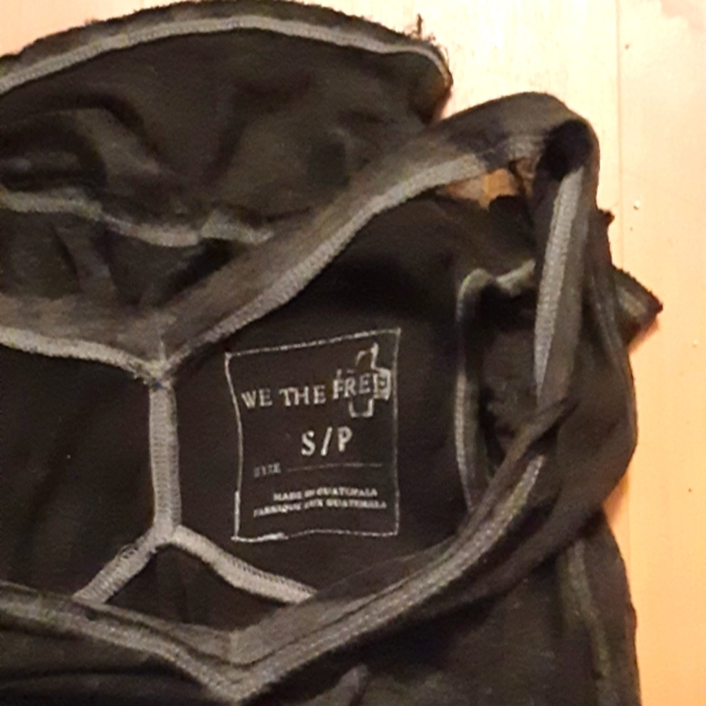 FREE PEOPLE | We The Free,  Sheer black top, XS